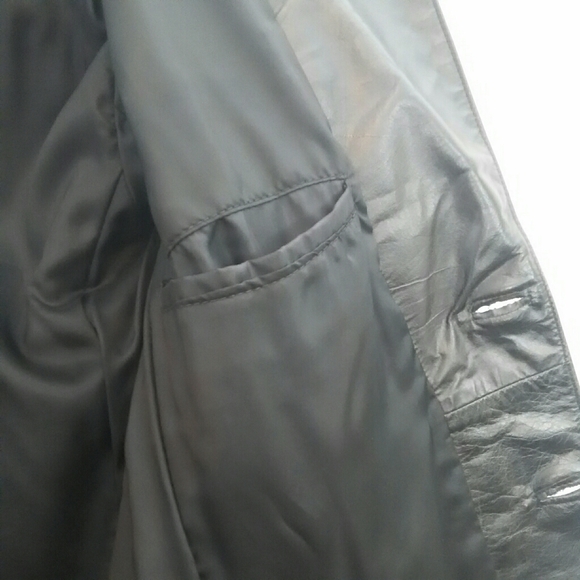 Leather blazer- brand unknown - Picture 8 of 11